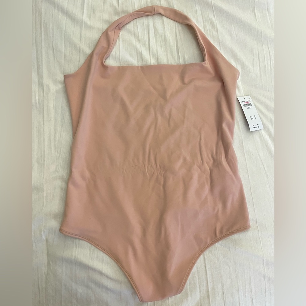 Abercrombie & Fitch Blush Halter Bodysuit